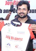 Actor Karthi Launches CF Square Cycling Club and Team Jersey