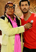Kathi Sandai Vadivel and Vishal Movie Images